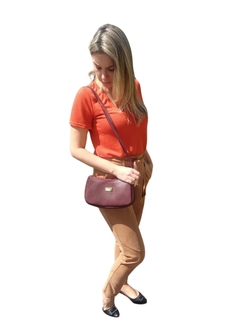 Bolsa Carteira Transversal Couro Mod01 - Reale Moda Mix - Sua moda, seu estilo, sua escolha!