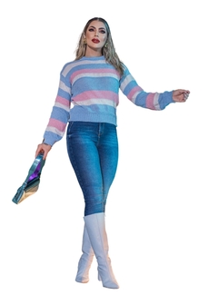 Blusa de Frio Tricô Gola Redonda - loja online