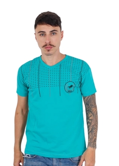 Camiseta Masculina Decote V Fashion - loja online