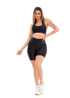 Conjunto Fitness Nadador Bojo Removível