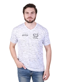 Camiseta Masculina Decote V - Reale Moda Mix - Sua moda, seu estilo, sua escolha!