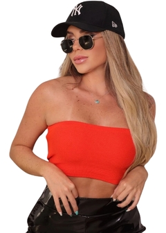 Top Feminino Faixa Barbie - loja online
