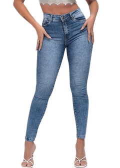 Calça Jeans Skinny Cintura Alta na internet