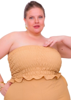 Top Cropped Decote Reto