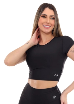 Cropped Felpado Feminino Academia Fitness - Reale Moda Mix - Sua moda, seu estilo, sua escolha!