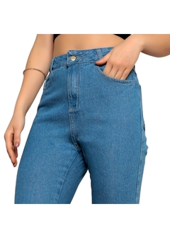 Calça Jeans Mom Cintura Alta Feminina