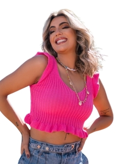 Imagem do Cropped Feminino Moda Blogueira