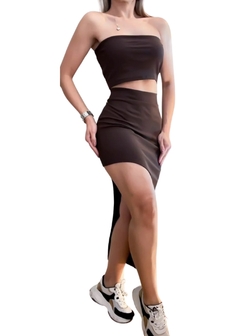 Conjunto Feminino Ribana Top Saia na internet