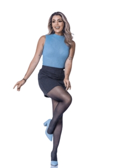 Blusa Feminina Tricot Gola Alta