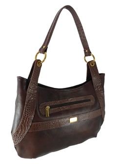 Bolsa TopGrife Meia Lua Couro - Reale Moda Mix - Sua moda, seu estilo, sua escolha!
