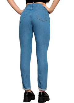 Calça Jeans Mom Cintura Alta Feminina - comprar online