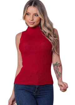 Imagem do Blusa Feminina Tricot Gola Alta