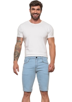 Bermuda Jeans Masculina Longa Casual - loja online