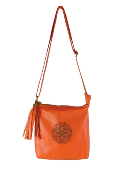 Bolsa Transversal Mandala Couro - loja online