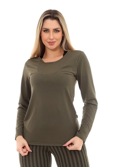 Camiseta Feminina Manga Longa Dry Fit na internet
