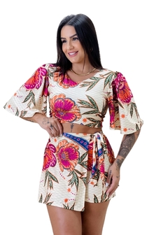 Conjunto Moana Euforia Floral - Reale Moda Mix - Sua moda, seu estilo, sua escolha!