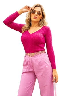 Blusa Suéter Feminina Tricot na internet