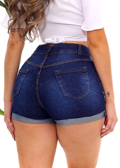 Shorts Jeans Feminino Cintura Alta - Reale Moda Mix - Sua moda, seu estilo, sua escolha!