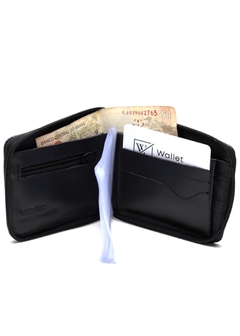 Carteira Masculina Grande Zíper Couro - loja online