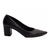 Scarpin Preto Salto Médio Confortável Elegante 