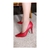 Scarpin Verona Vermelho Veniz Salto Salto Alto e Fino 