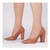 Scarpin Verona Caramelo Salto Alto Bloco Elegante melvie