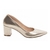 Scarpin Metalizado Ouro Light Salto Médio Feminino
