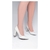 Scarpin Off White Salto Bloco Alto Confort Class Elegance na internet