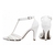 Scarpin Branco Salto Alto Bico Fino de Pérolas - Melvie  - scarpin, botas, sandálias para todos os estilos!