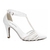 Scarpin Branco Salto Alto Bico Fino de Pérolas - comprar online