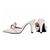 Scarpin Mule Off White Salto Alto com Fivela - Melvie  - scarpin, botas, sandálias para todos os estilos!