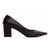 Scarpin Preto Salto Médio Confortável Elegante 
