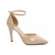 Scarpin Verona Bege Salto Alto Fivela Confortável melvie