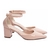 Scarpin Verona Verniz Rose Salto Médio confortável melvie