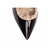 Imagem do Scarpin Preto e Bege Apliques Dourados Salto Alto