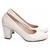 Scarpin Bico Redondo Off White Antiderrapante - loja online