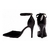 Scarpin Verona Preto Salto Alto com Fivela dourada melvie