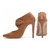 Scarpin Salto Alto Caramelo Ajuste na Fivela Forrada - Melvie  - scarpin, botas, sandálias para todos os estilos!