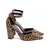 Scarpin Verniz Onça Salto Bloco 9cm melvie