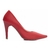 Scarpin Verona Vermelho Veniz Salto Salto Alto e Fino 