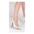Imagem do Scarpin Off White Salto Alto Aberto do Lado Antiderrapante
