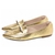 Sapatilha Dourado Bico Fino Enfeite Ouro Ligth - comprar online