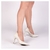 Scarpin Off White Croco Salto Alto Class Elegance na internet