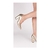 Scarpin Verona Metalizado Ouro Light Salto Grosso Sofisticado melvie