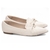 Sapatilha Off White Bico Fino com Detalhe em Nó na internet