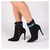 Bota Preta Bico Fino Salto 12 Cano Médio - Melvie  - scarpin, botas, sandálias para todos os estilos!