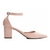 Scarpin Verona Verniz Rose Salto Médio confortável melvie