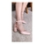 Scarpin Verona Verniz Rose Salto Médio confortável melvie