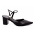Scarpin Verona Preto Salto Bloco Médio Confortável