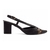 Scarpin Preto Com Detalhe Onça Confortável E Elegante